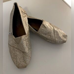 Silver Sparkle Toms